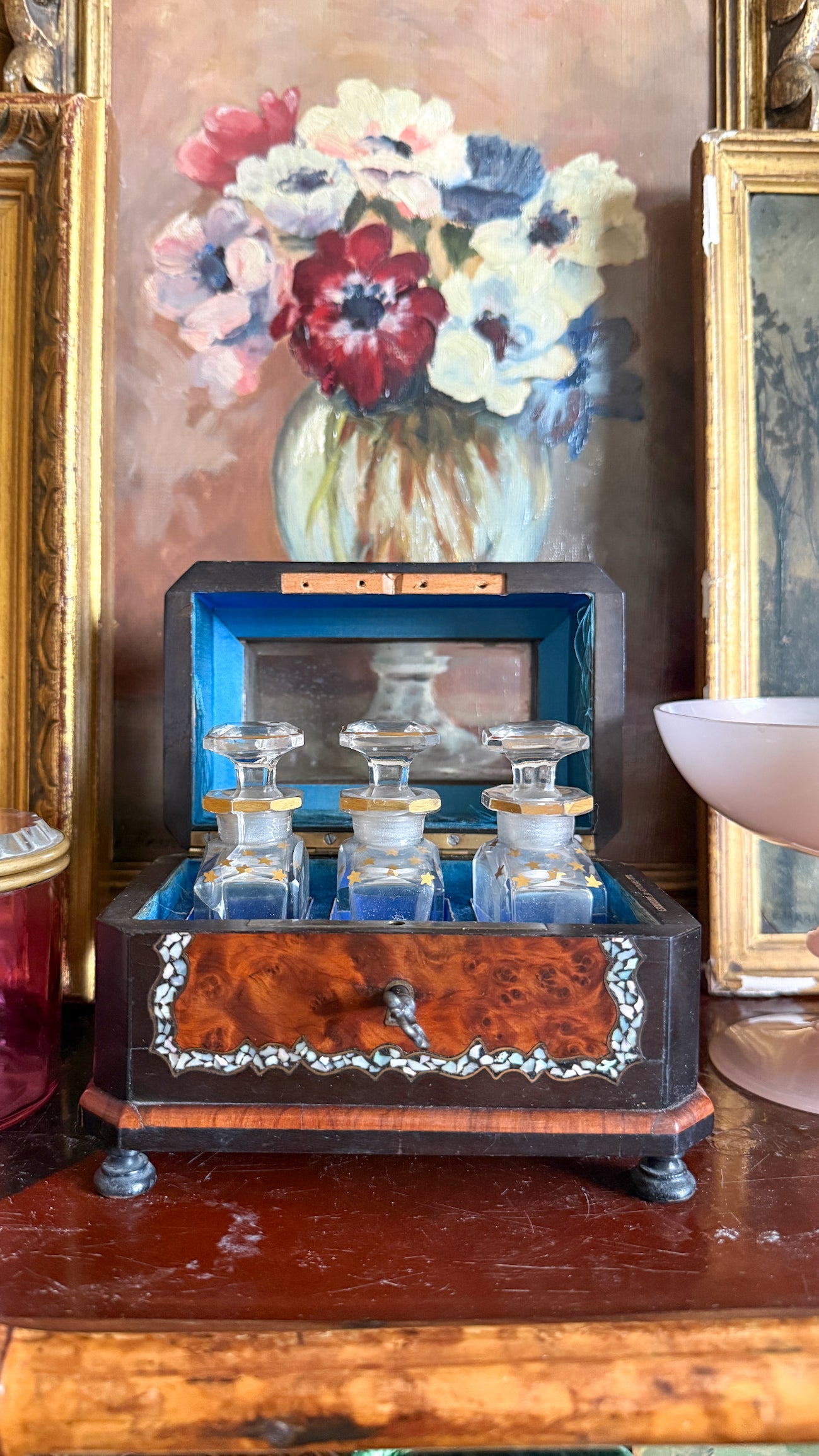 Antique Palais Royal French Napoleon III perfume casket
