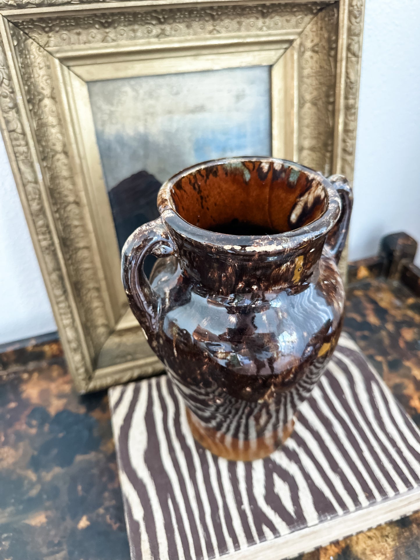 Studio pottery jar/vase