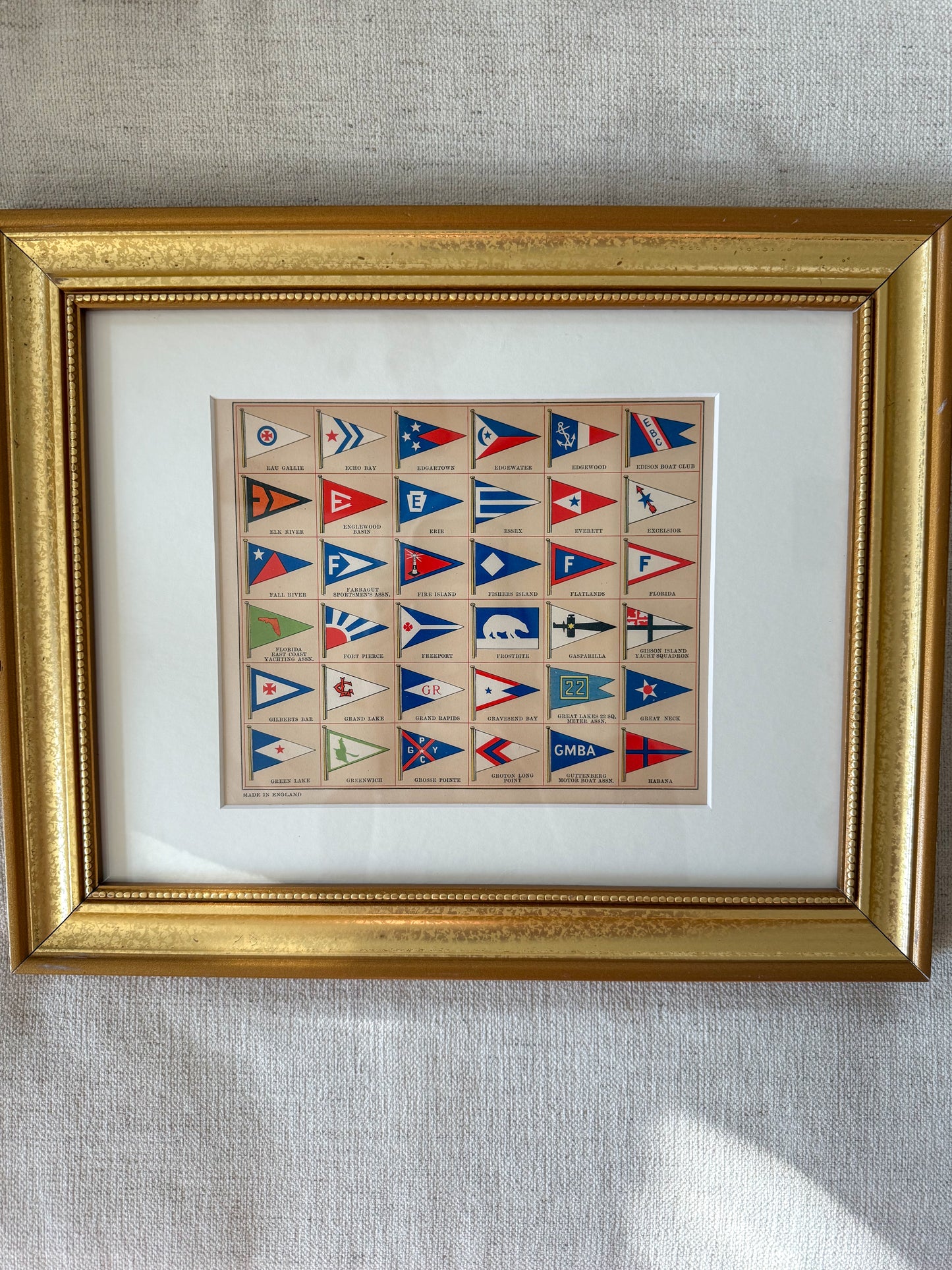 1930 Yacht Club Flags