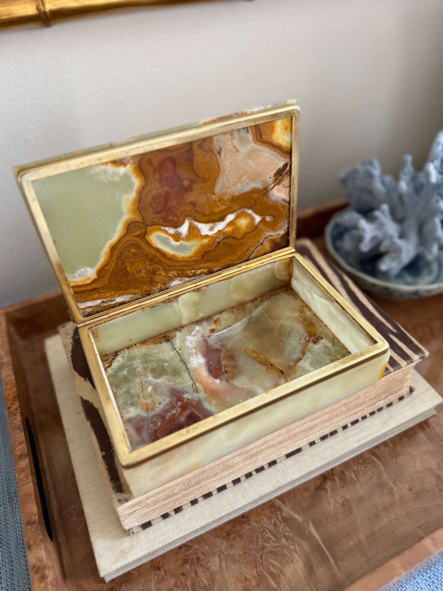 Vintage onyx box
