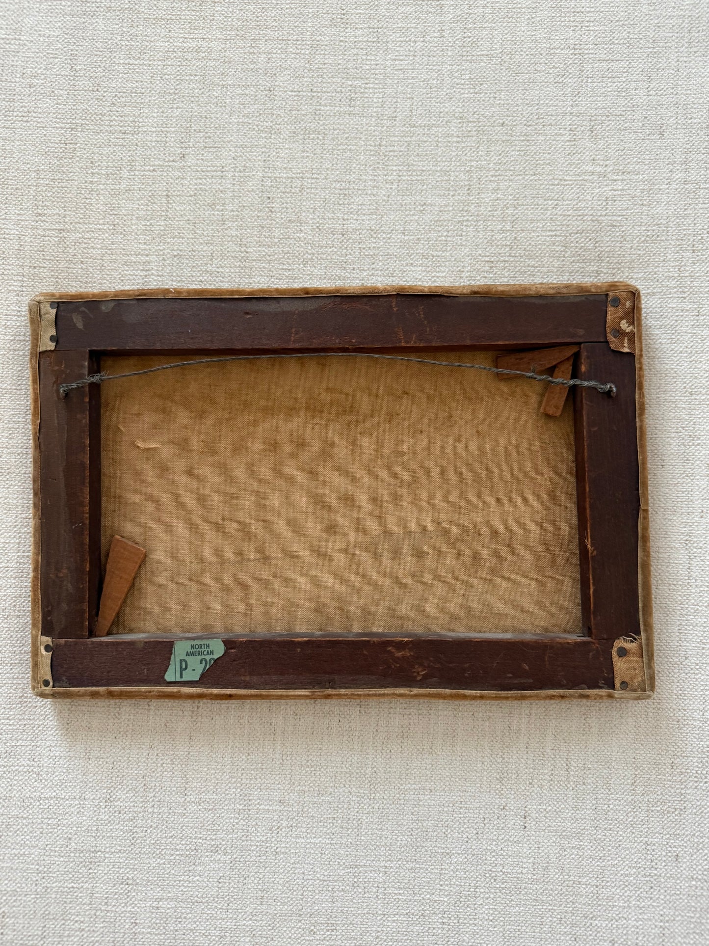Antique coastal painting