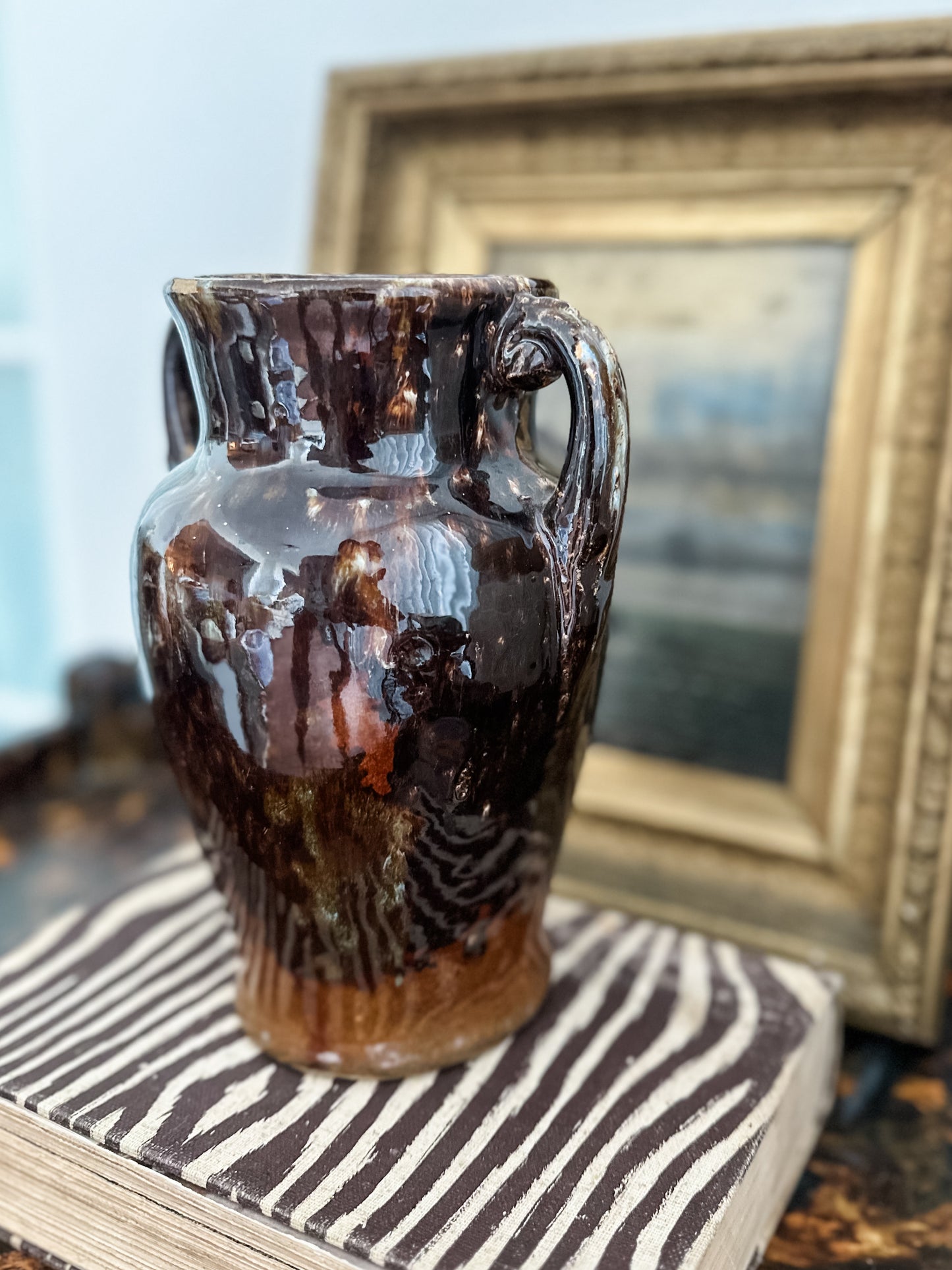 Studio pottery jar/vase