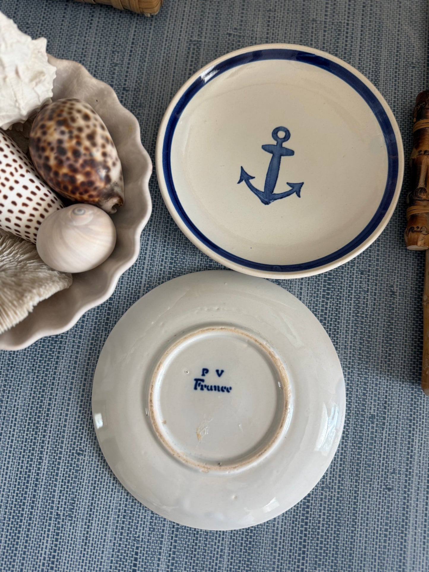 French anchor plate pair