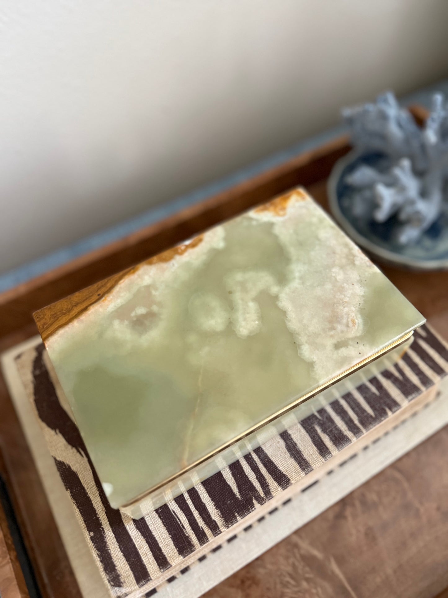 Vintage onyx box