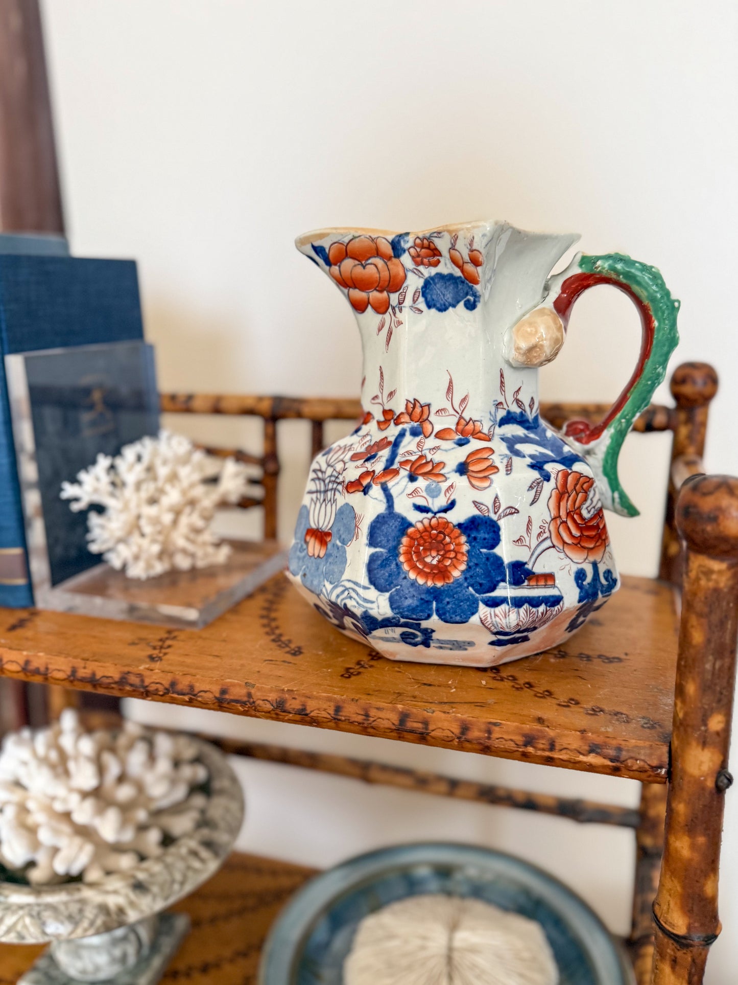 Masons ironstone hydra jug