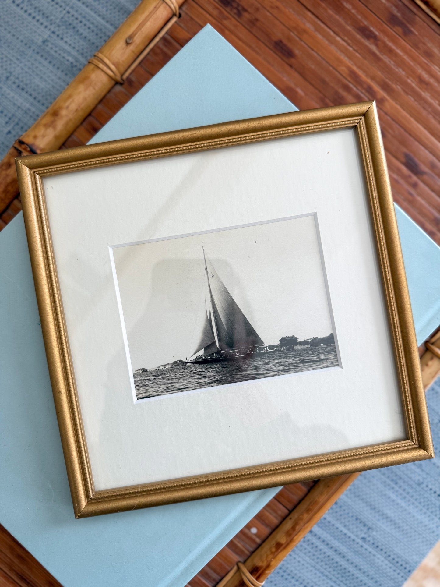 Vintage Rhode Island sailing postcard