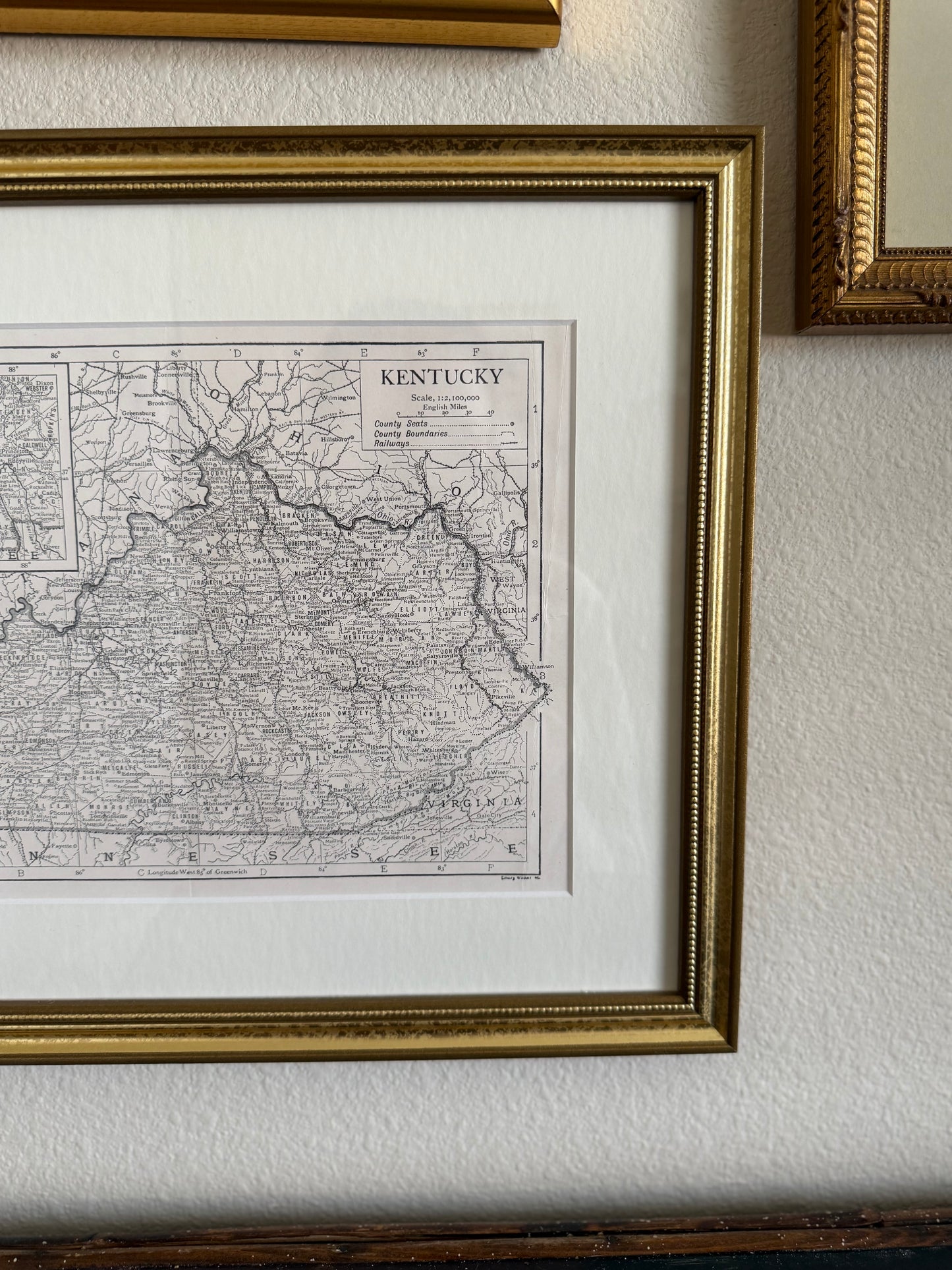 Antique Kentucky map