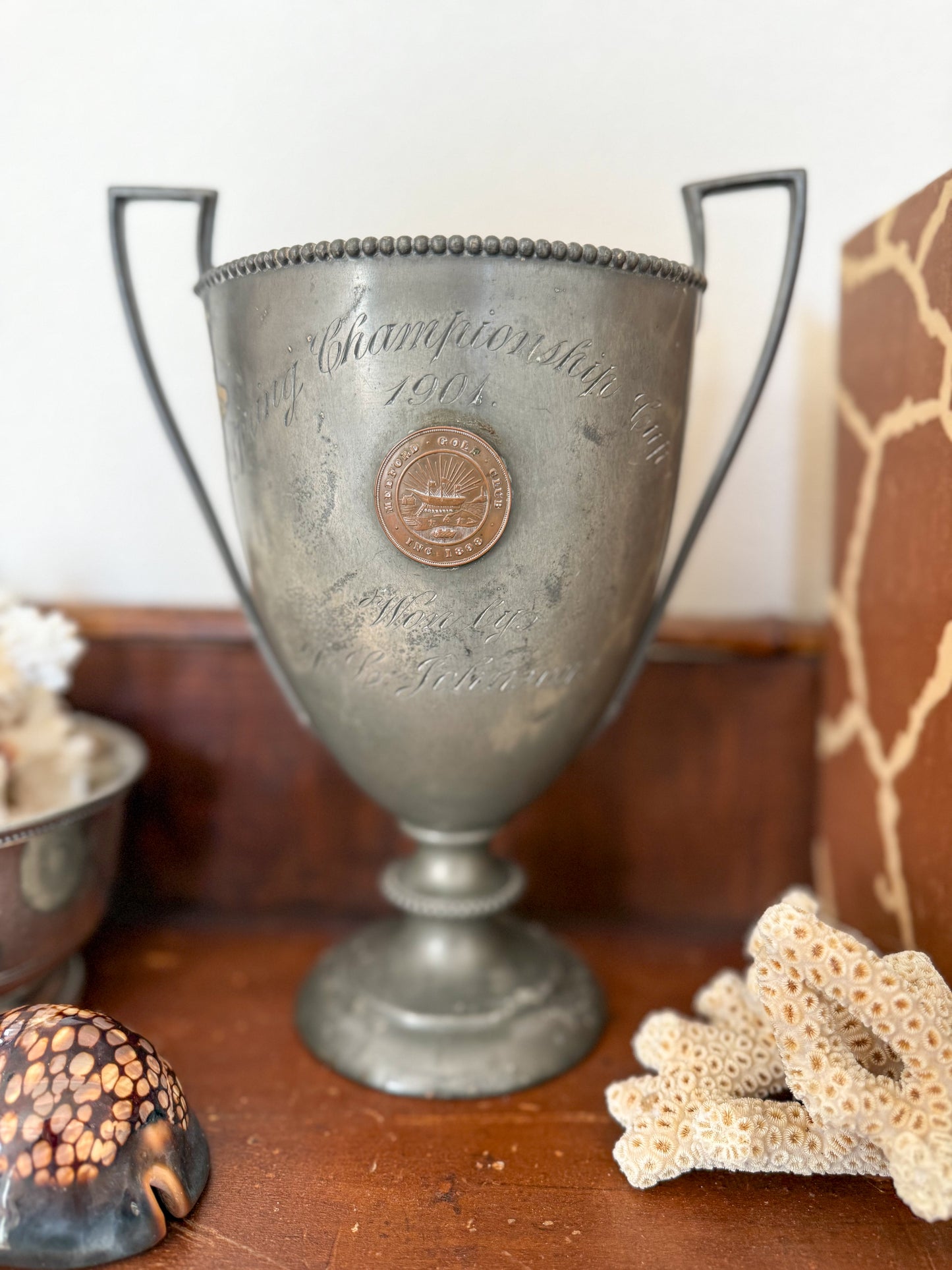 Antique 1901 Medford Golf Club Trophy Cup