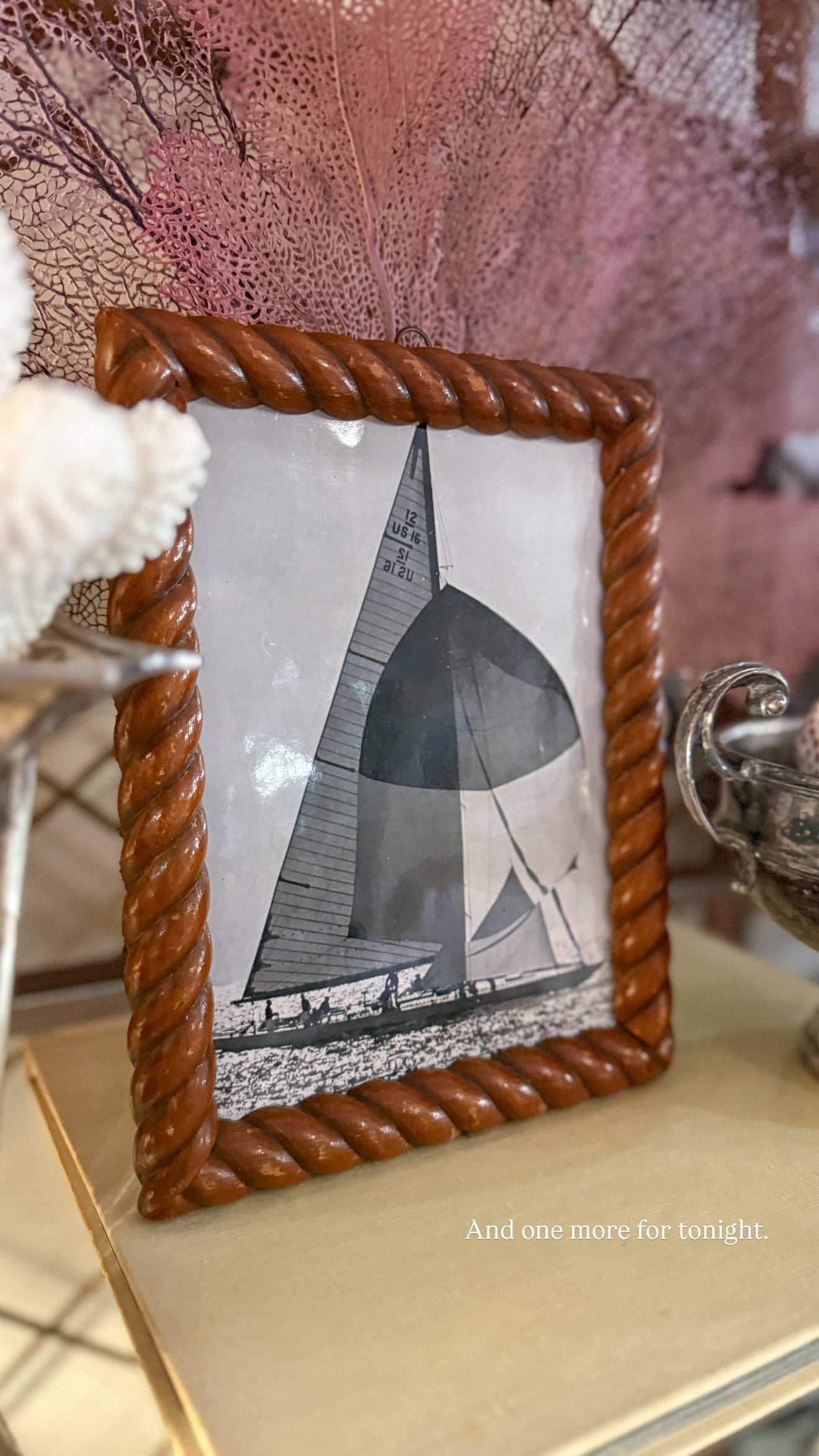 1950s sailing photograph