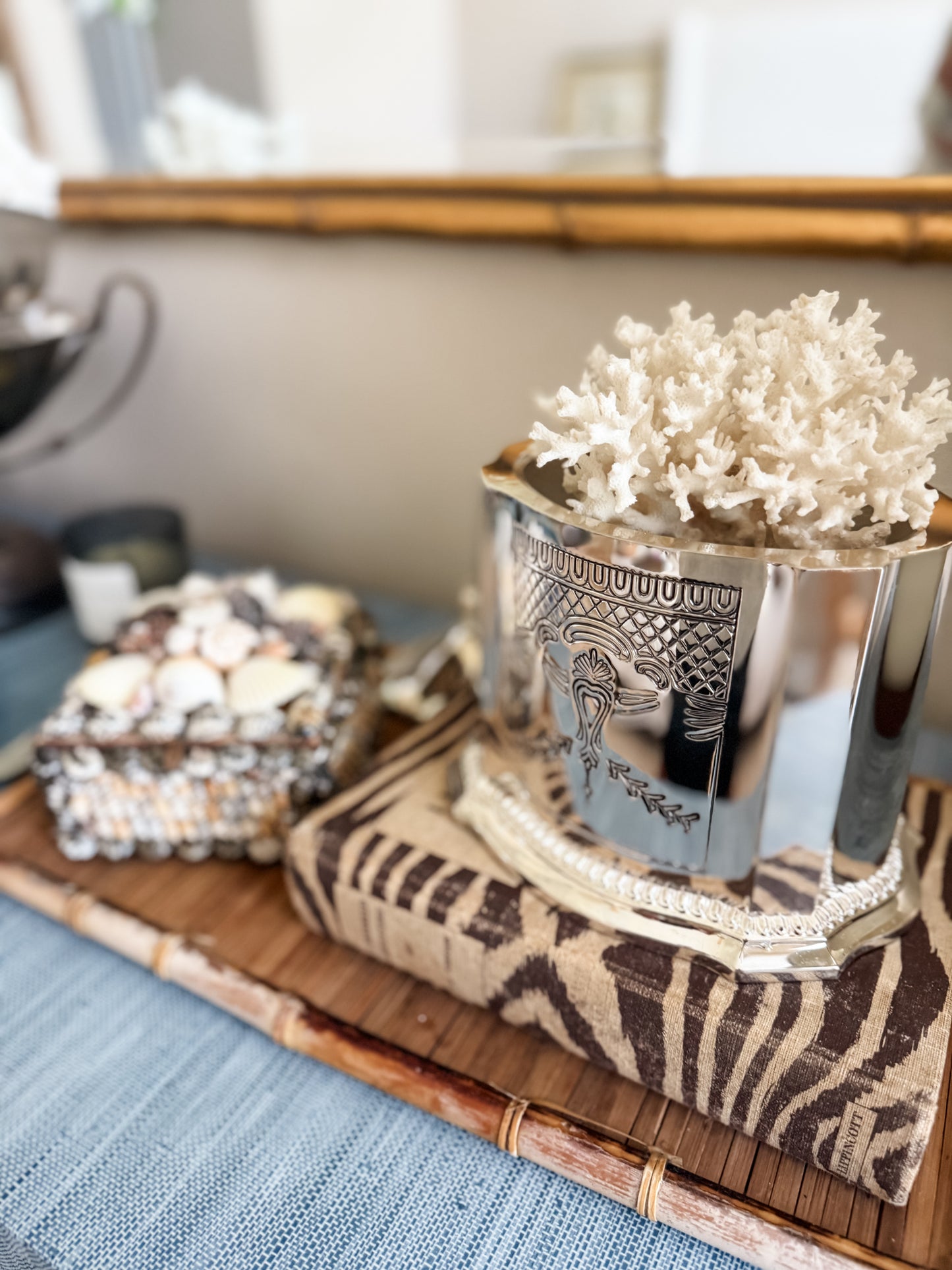 Vintage tea caddy