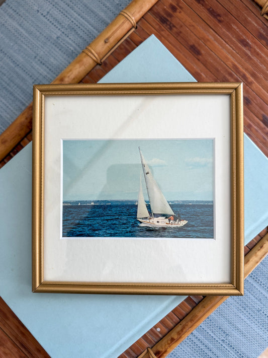 Vintage sailing postcard