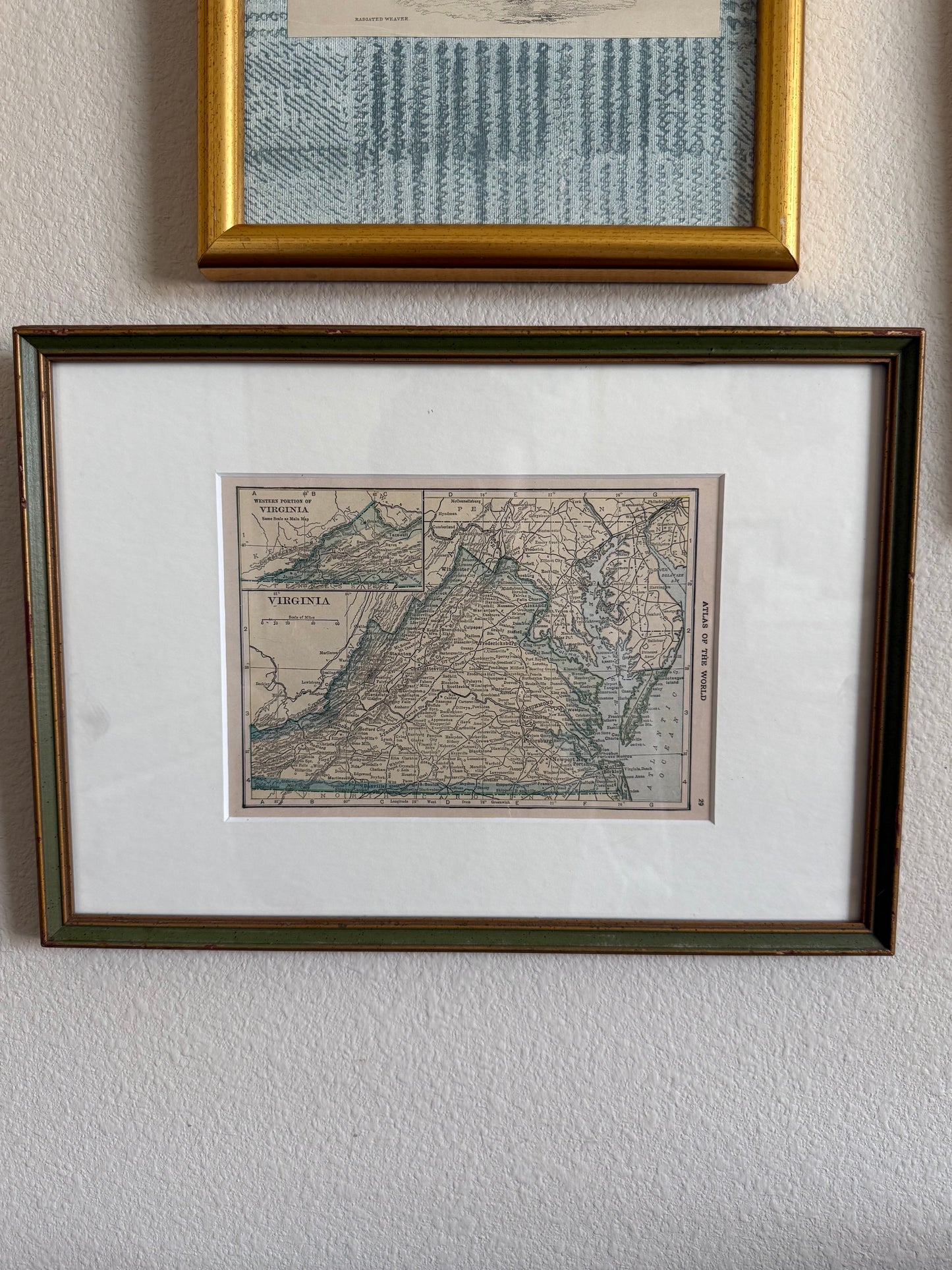 Antique Virginia map