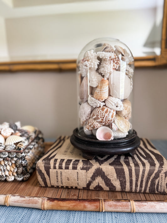 Vintage cloche with shells