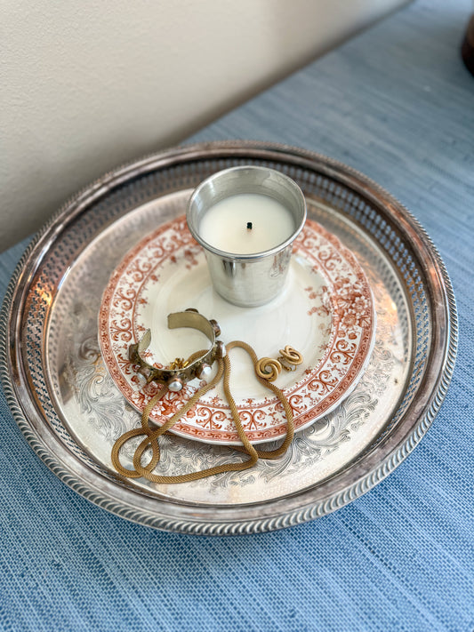 Vintage silverplate tray