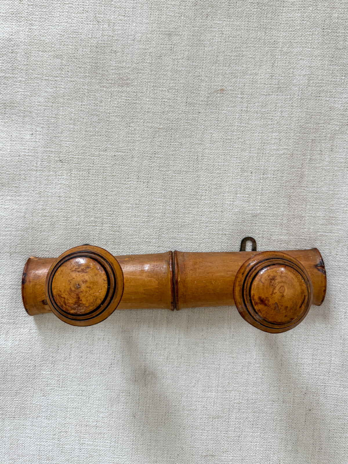 French faux bamboo coat rack