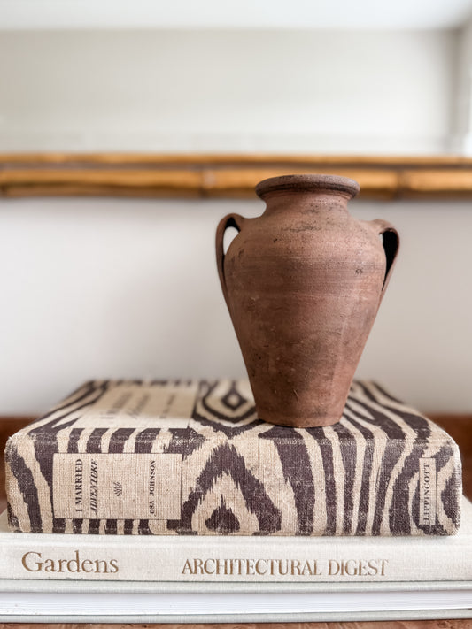Terracotta mini vase