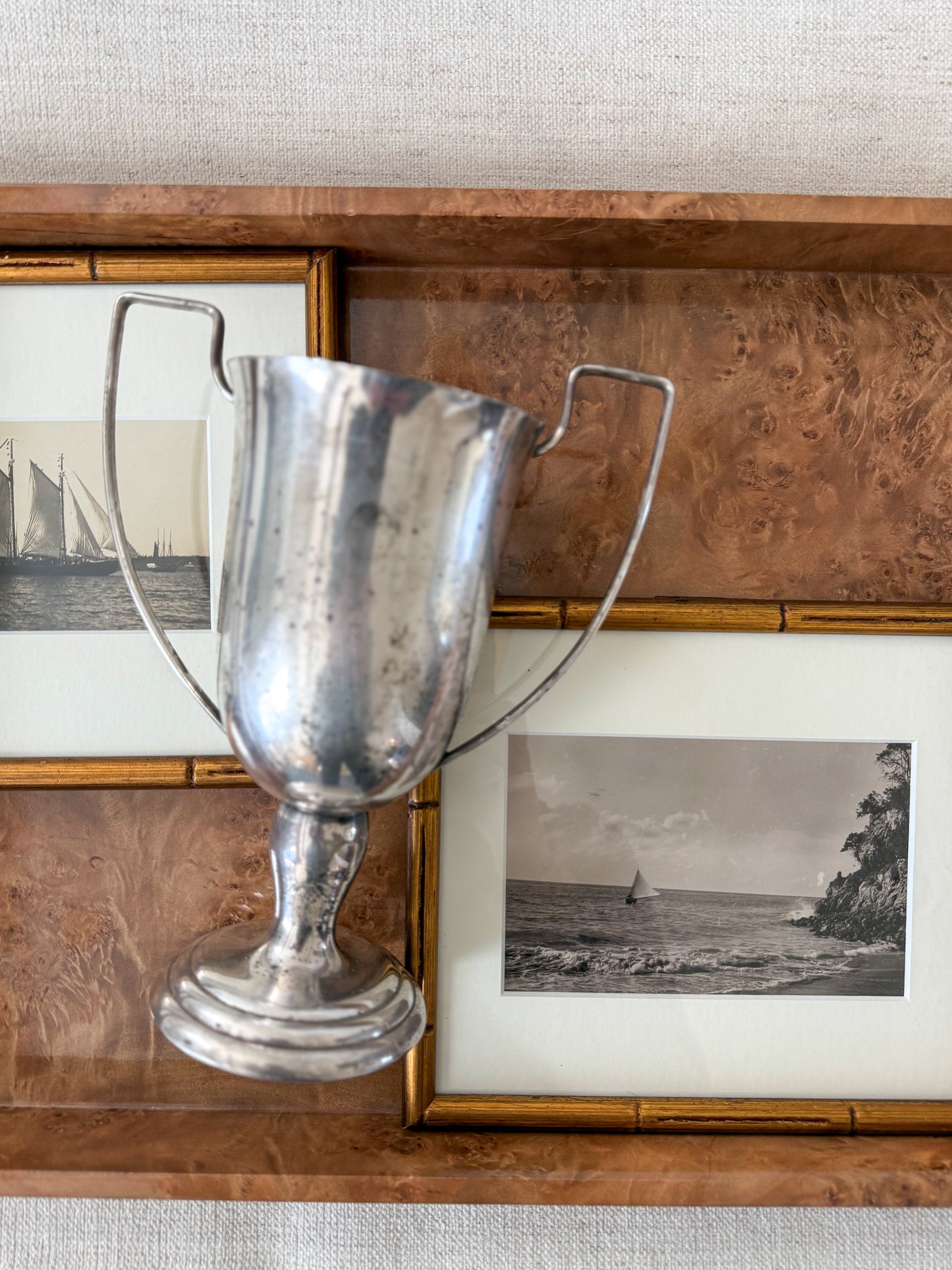 Antique trophy cup