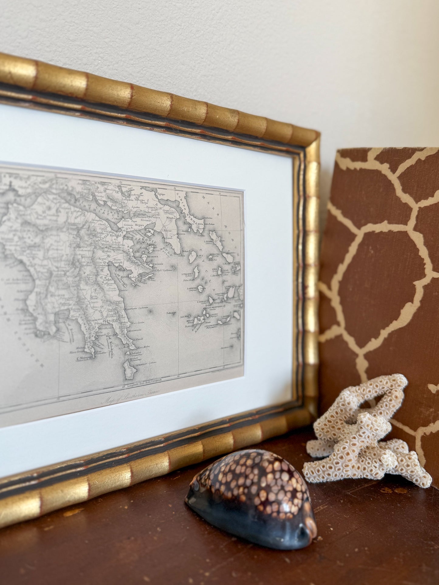 Antique Greek map