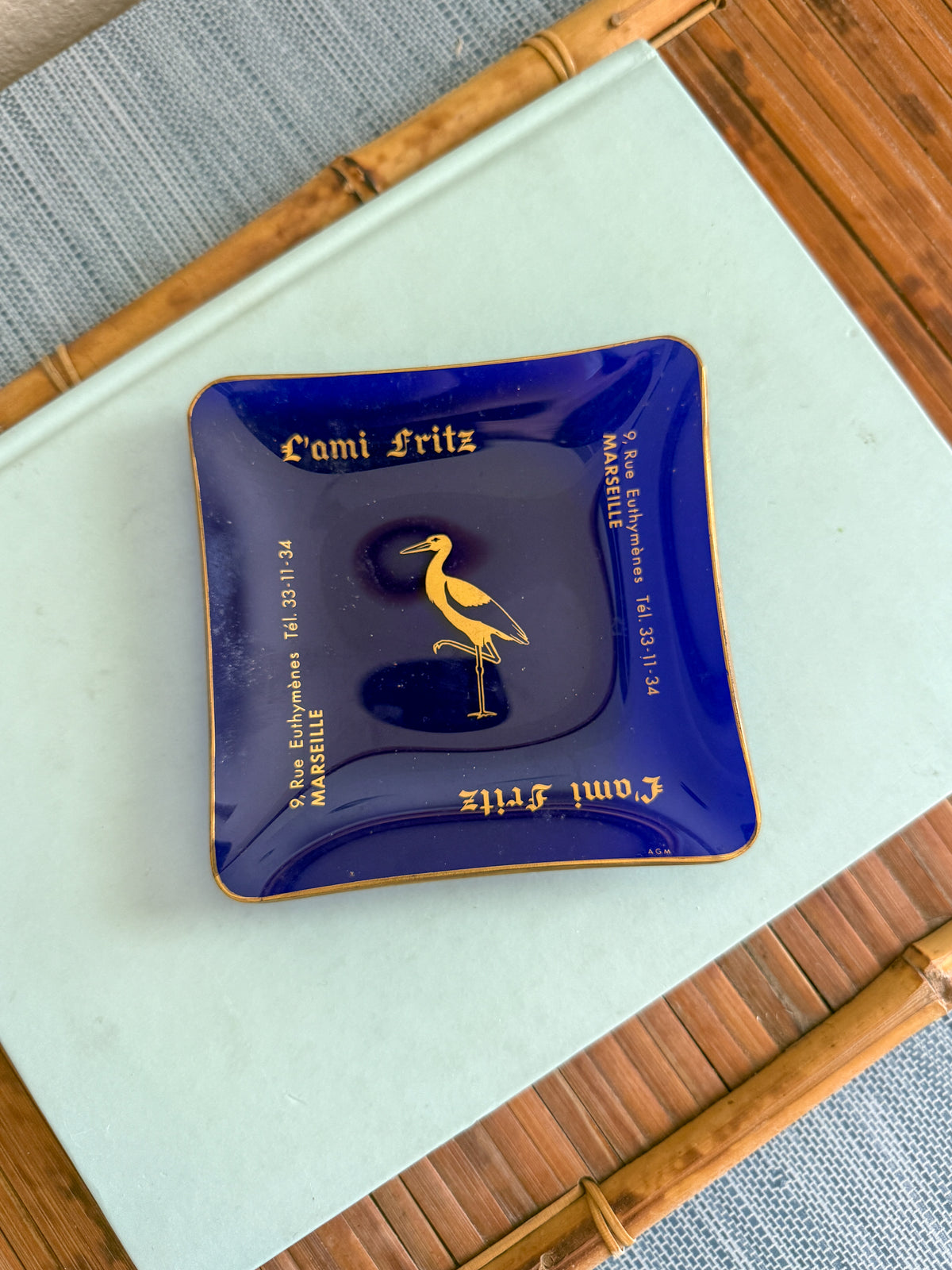 Vintage French trinket dish