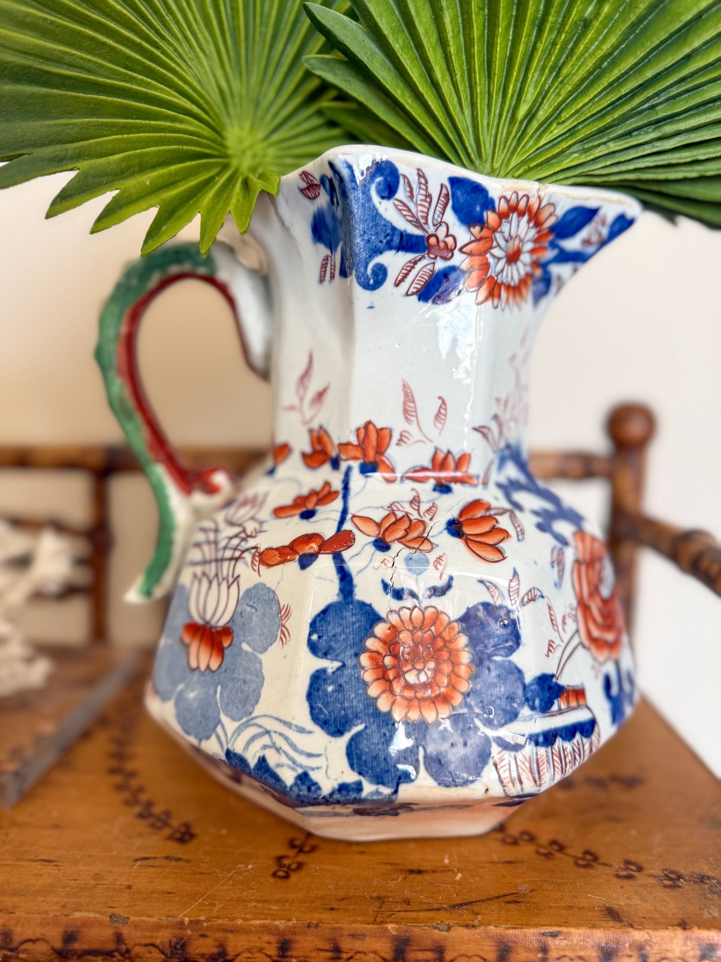Masons ironstone hydra jug