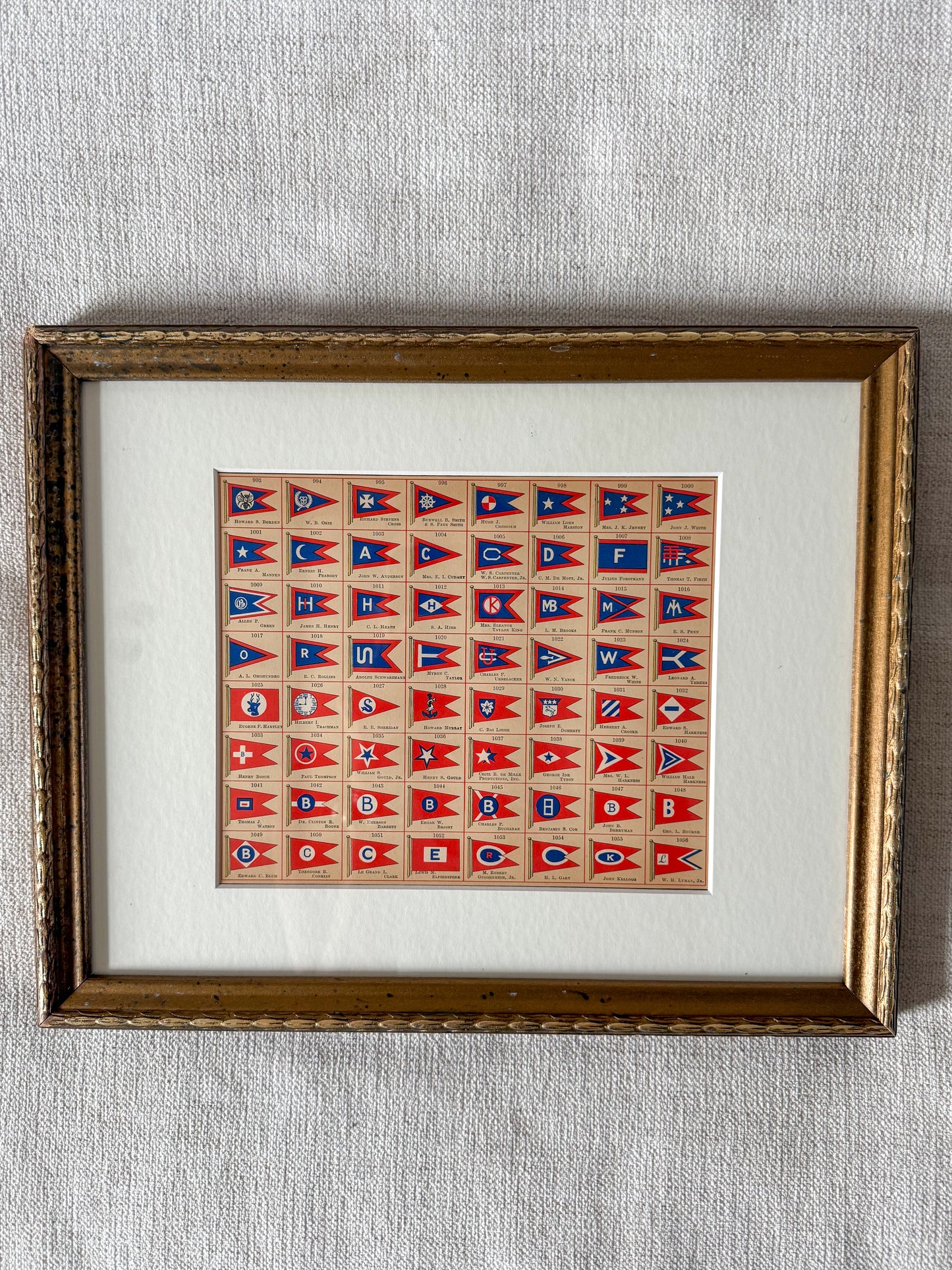 1930s Yachtsmen Flags
