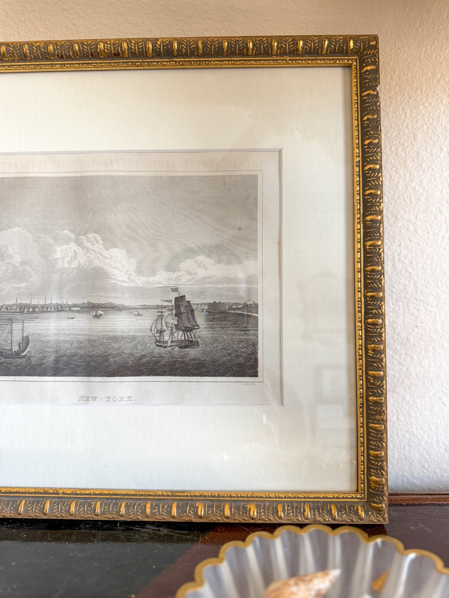 Antique New York engraving