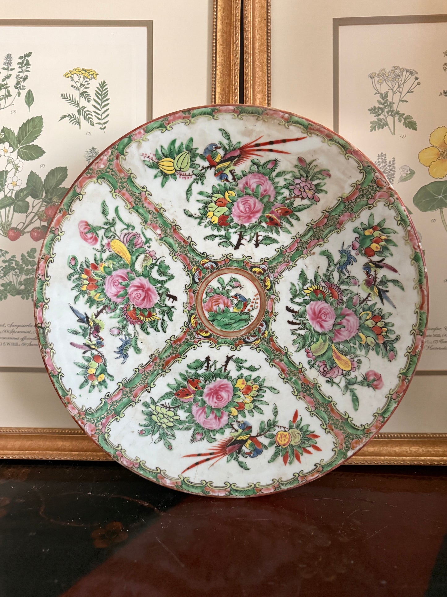 Antique Rose Canton platter