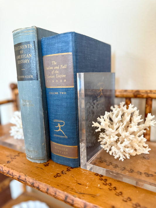 Coral bookends
