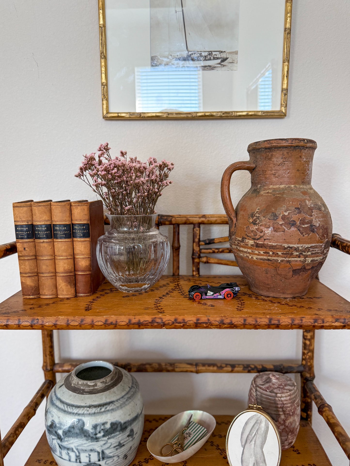 Antique terracotta jug