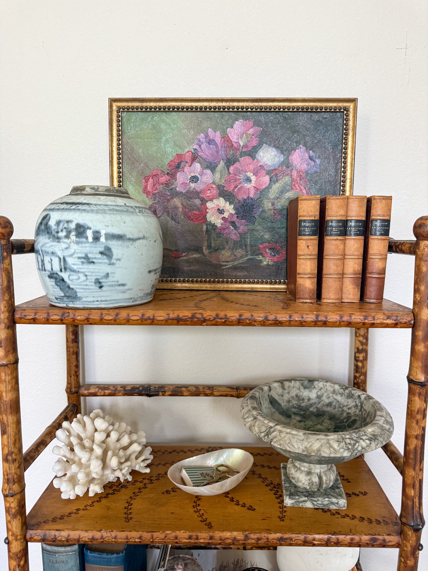 Floral still life painting