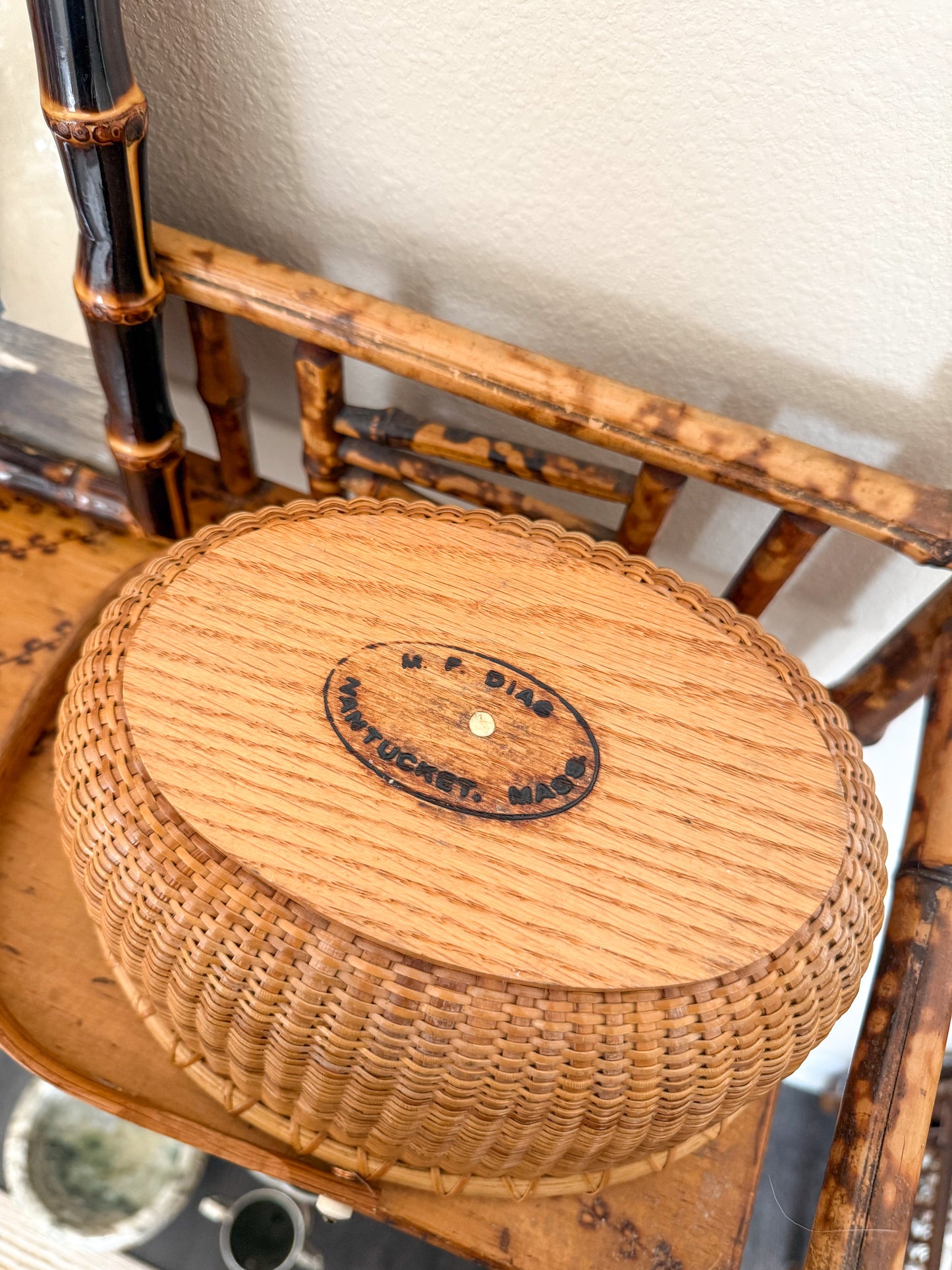 Vintage Dias Nantucket Basket