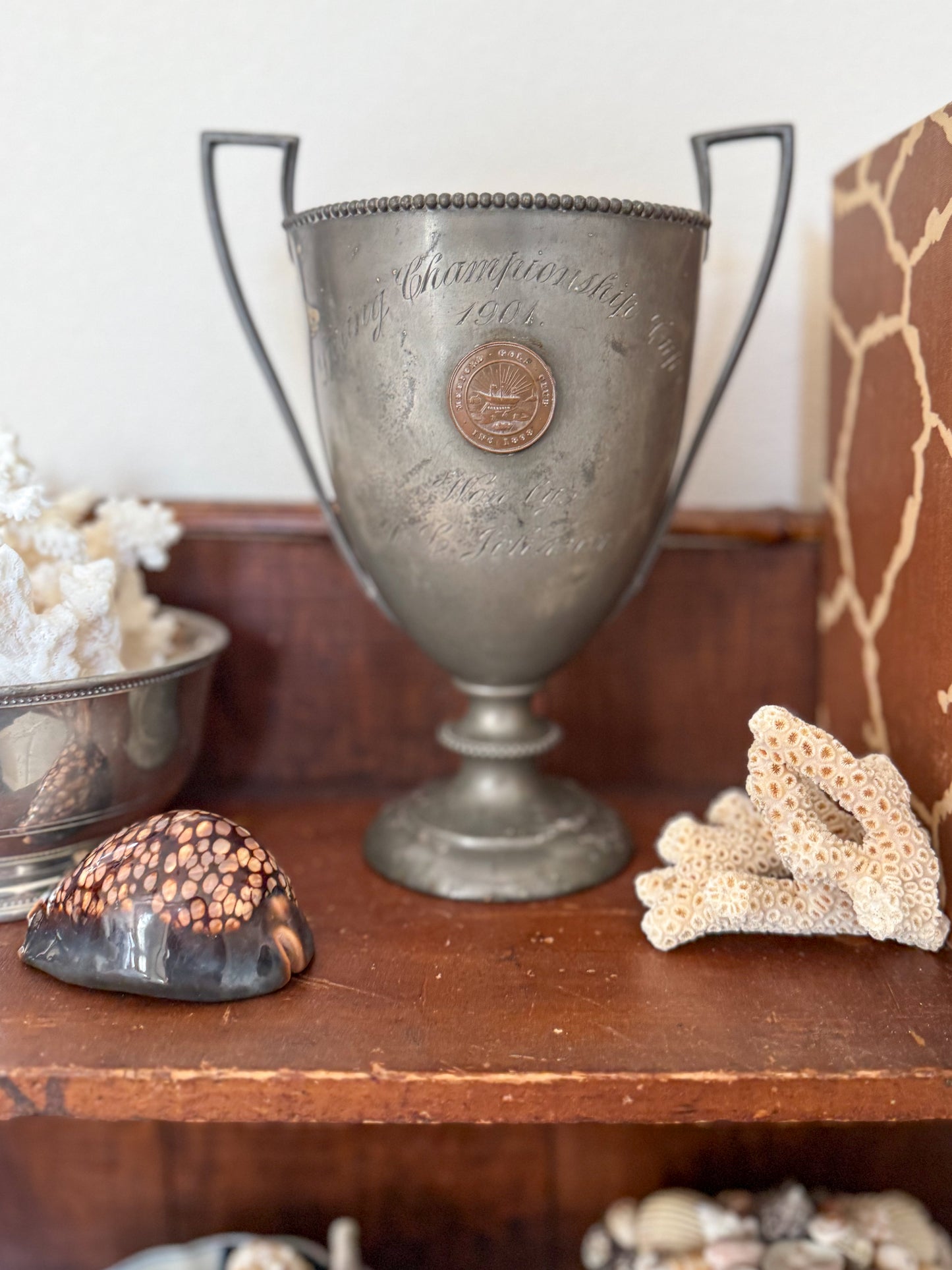 Antique 1901 Medford Golf Club Trophy Cup