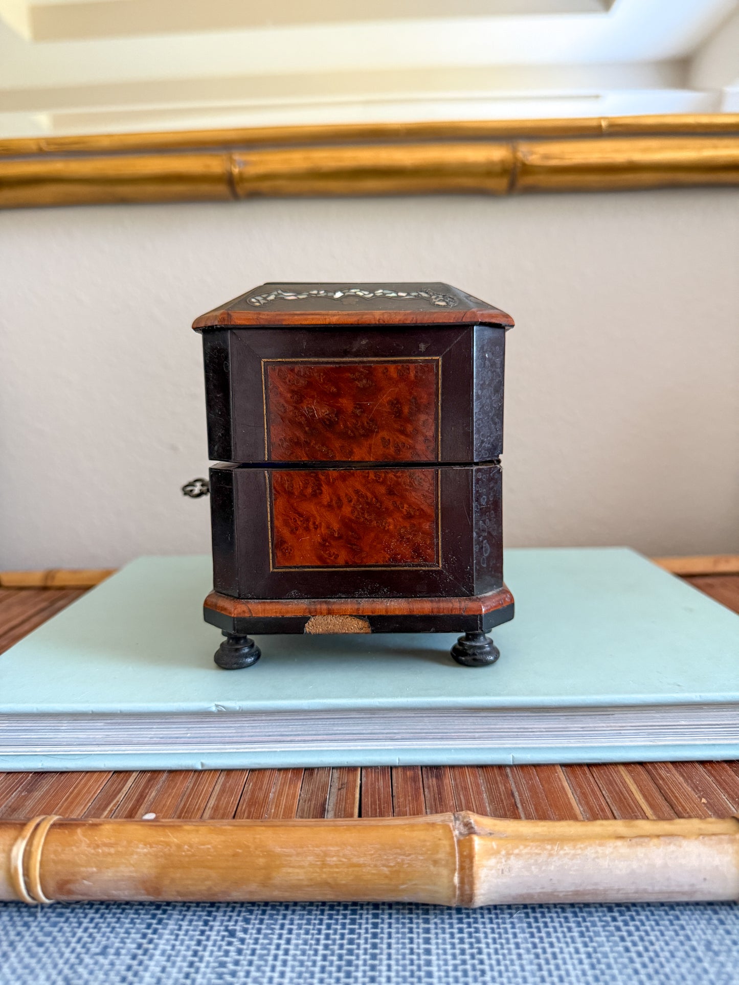 Antique Palais Royal French Napoleon III perfume casket