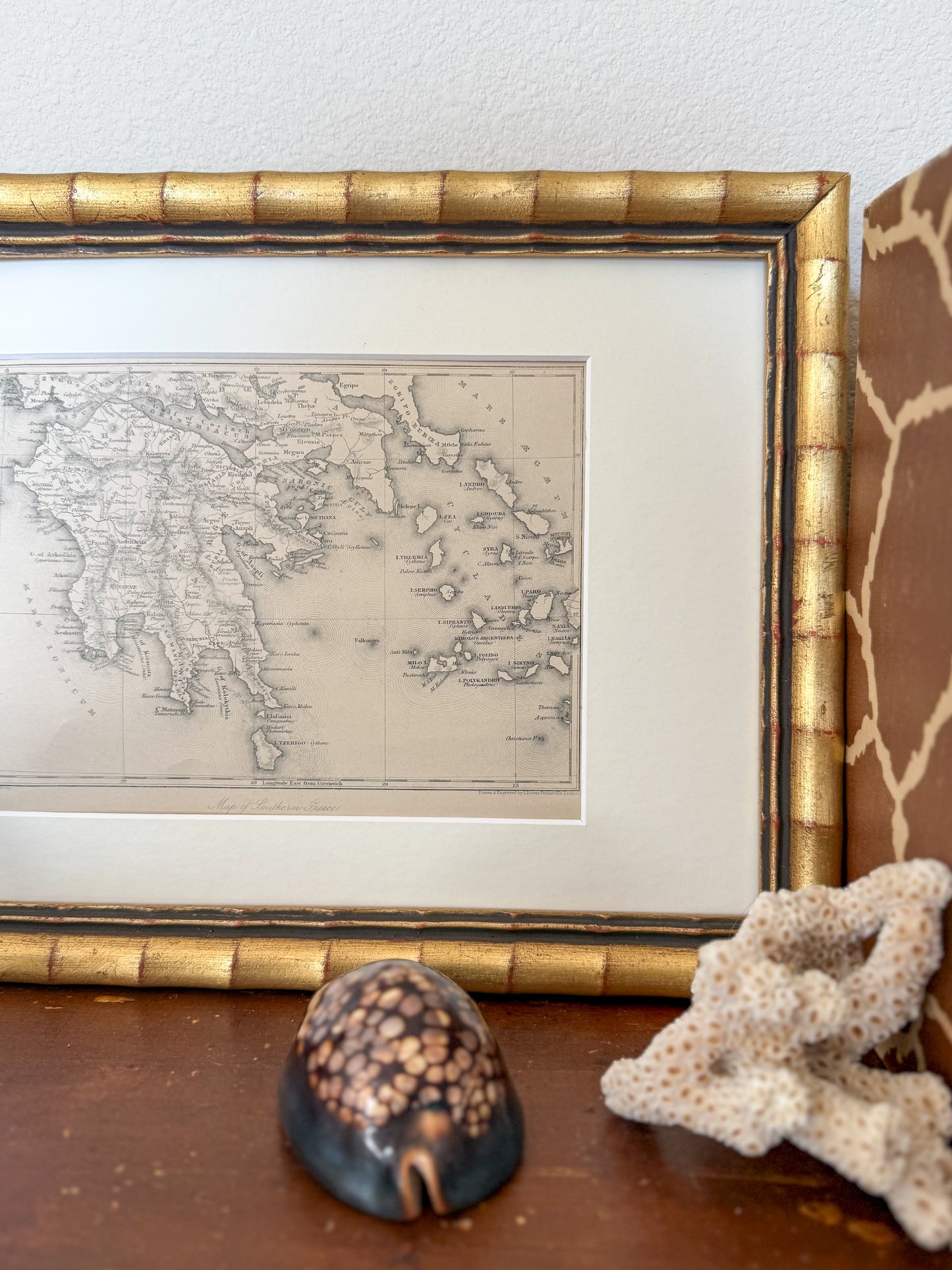Antique Greek map