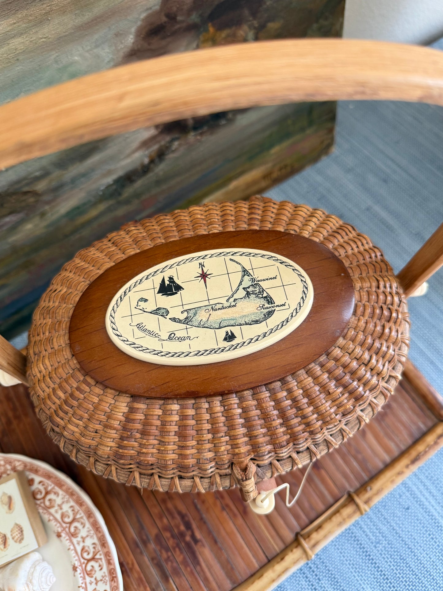 Vintage Nantucket Basket