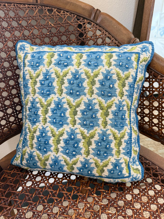 Needlepoint pillow