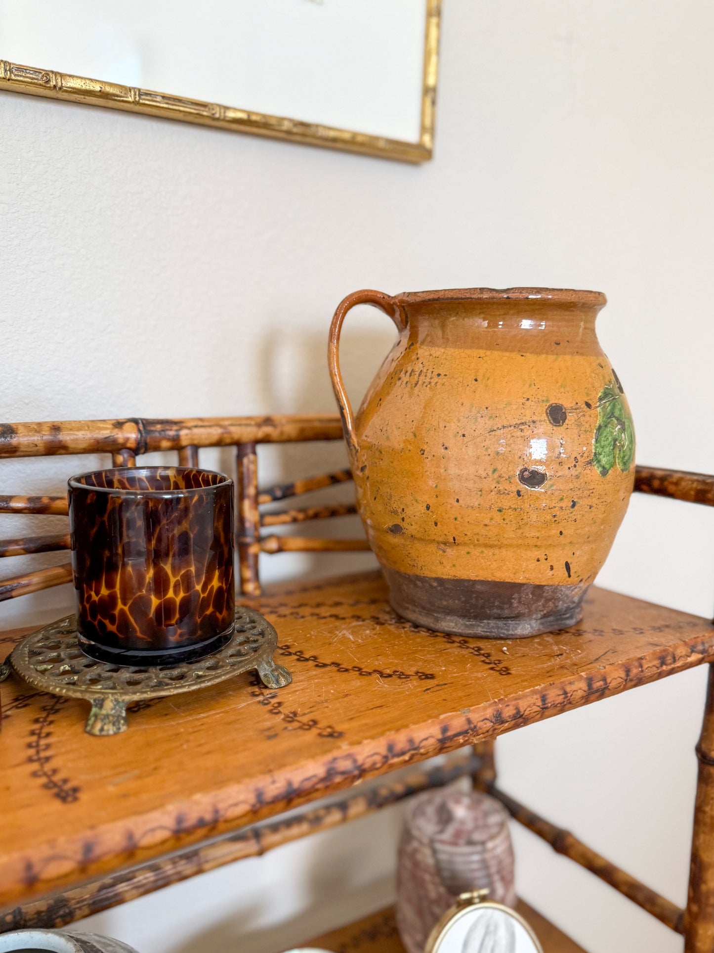 Antique yellow jug