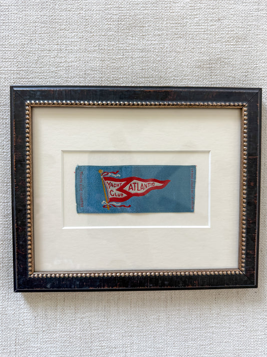Antique Atlantic Yacht Club Tobacco Silk Ephemera