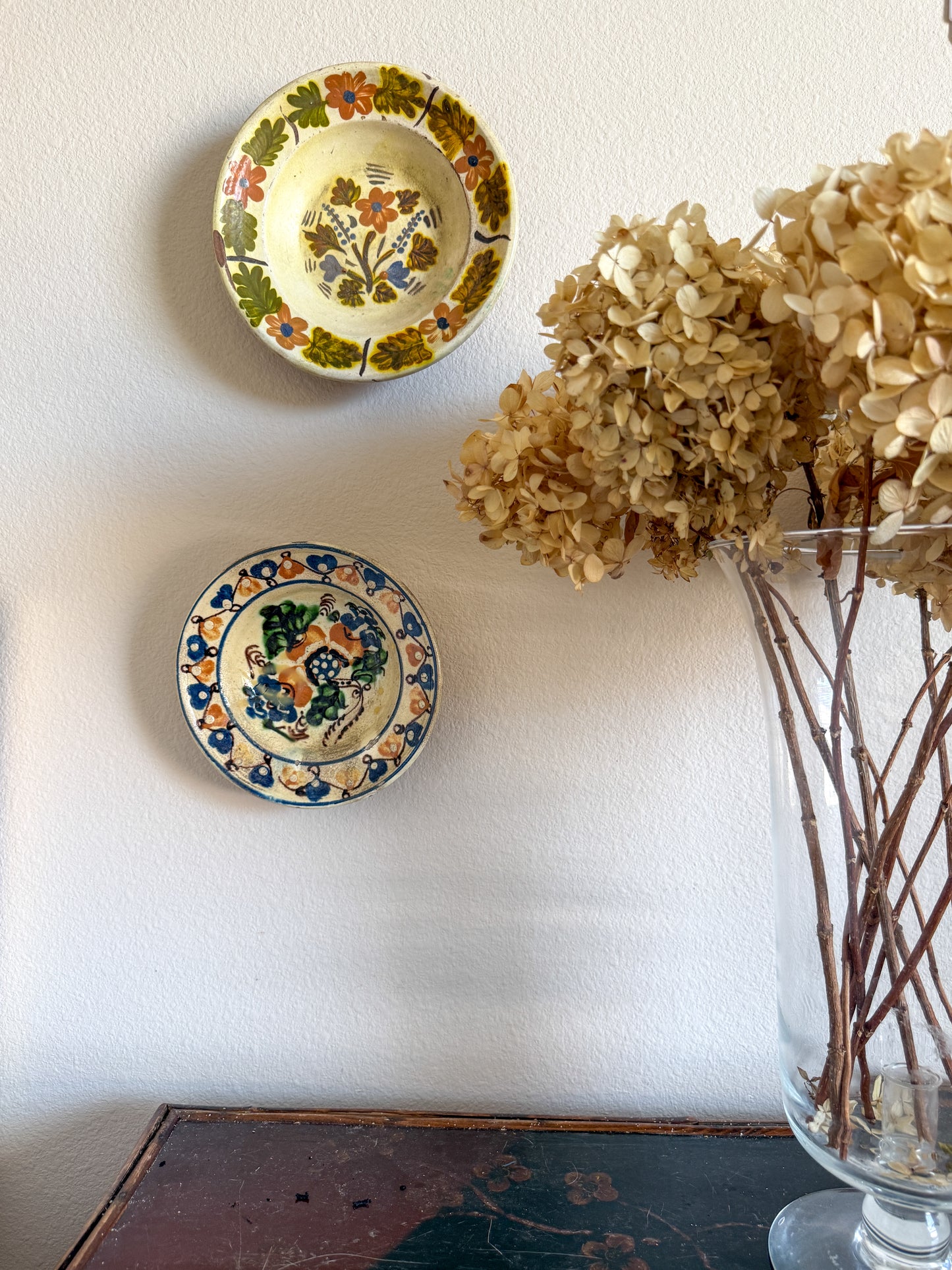 Antique European pottery pair