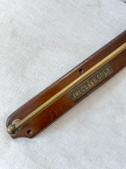 Antique 1st class towel bar