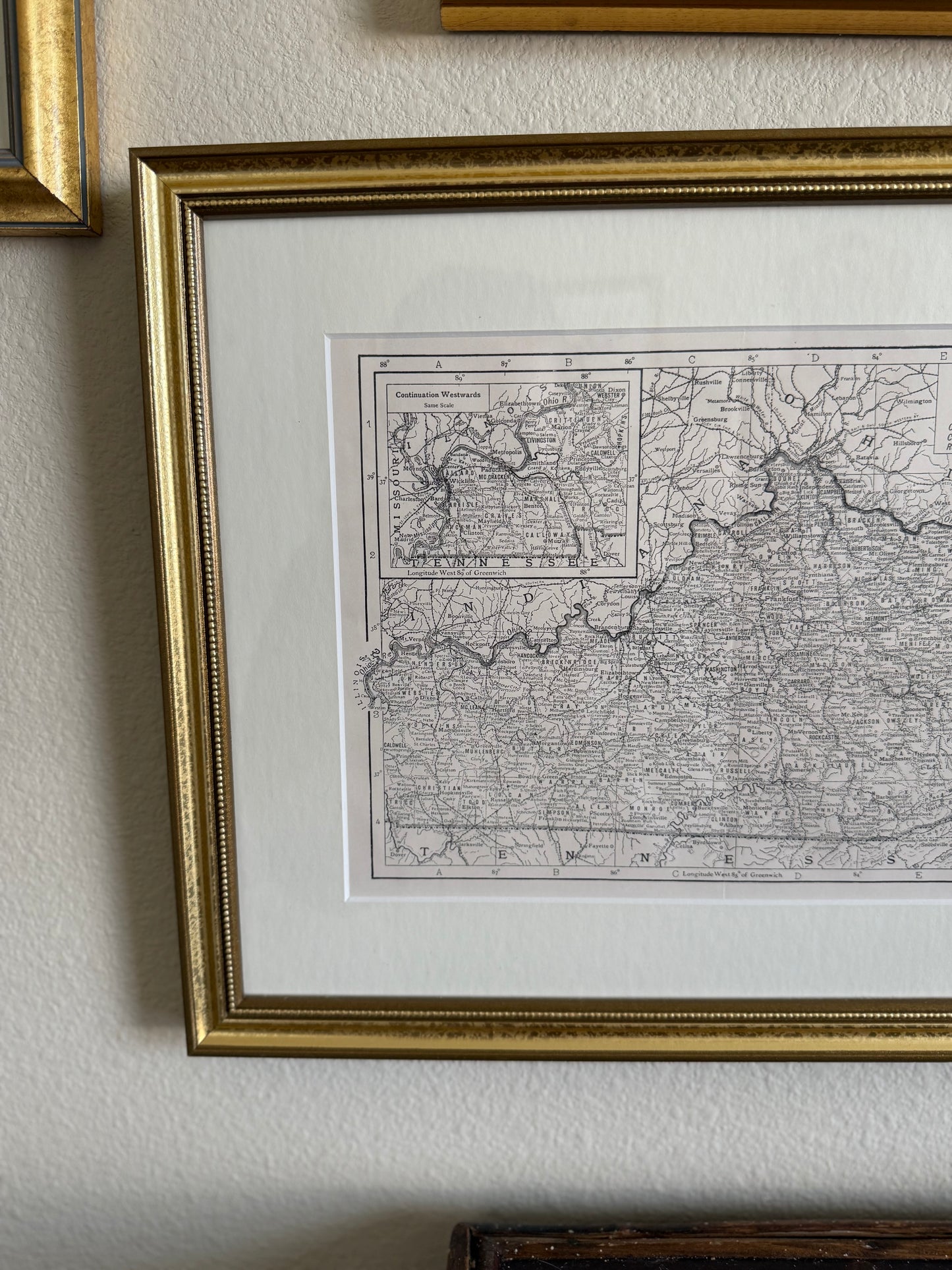 Antique Kentucky map