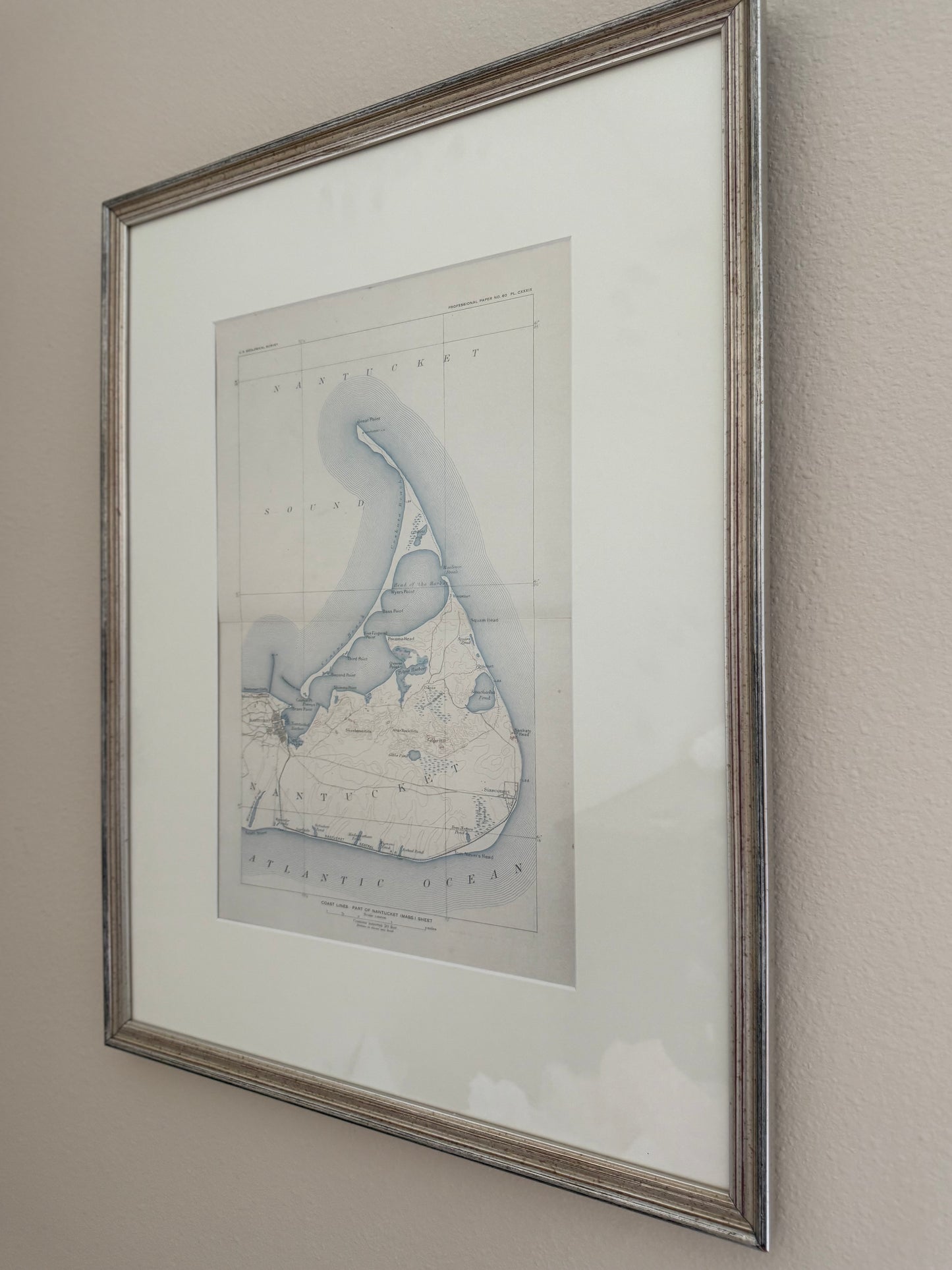 Antique Nantucket Map