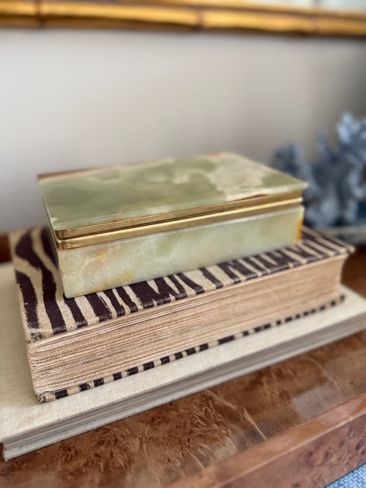 Vintage onyx box