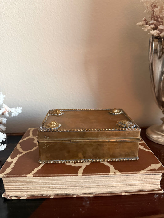 Vintage brass box