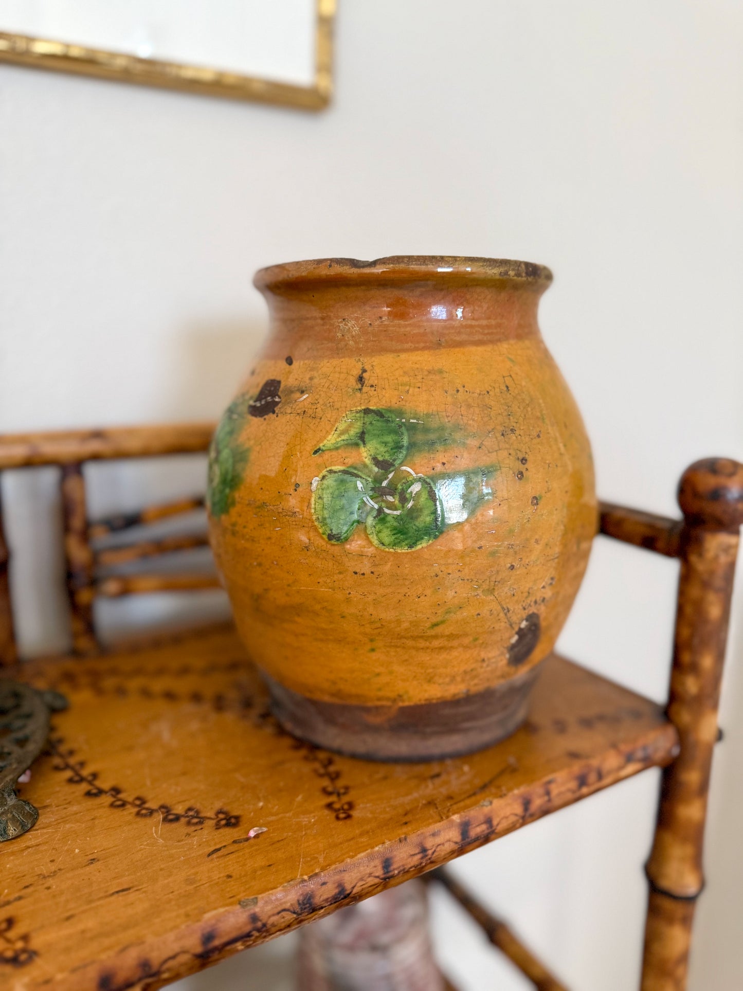 Antique yellow jug