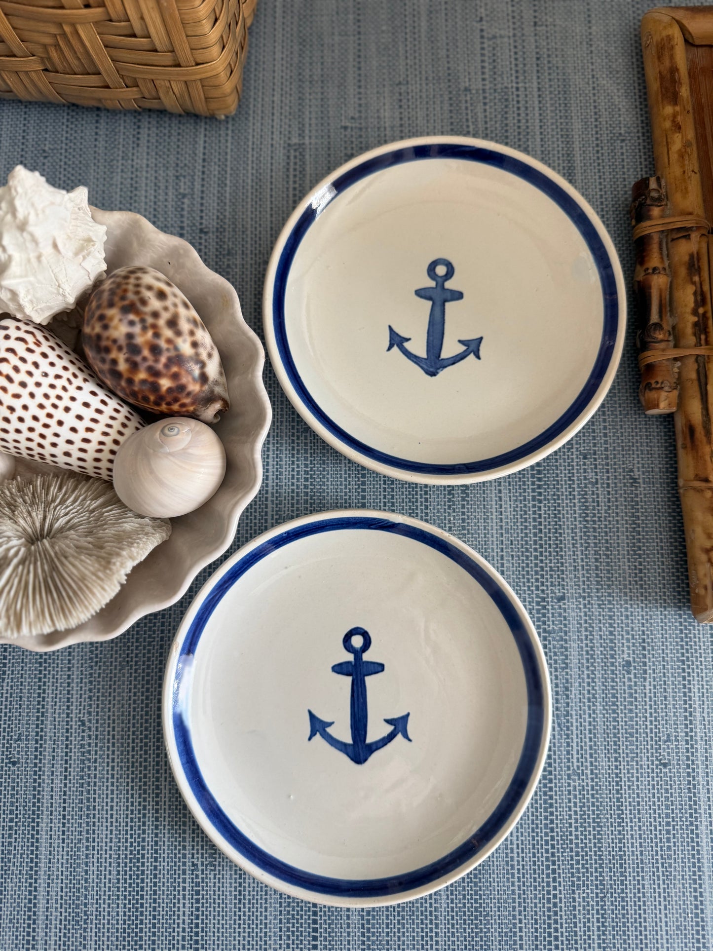 French anchor plate pair