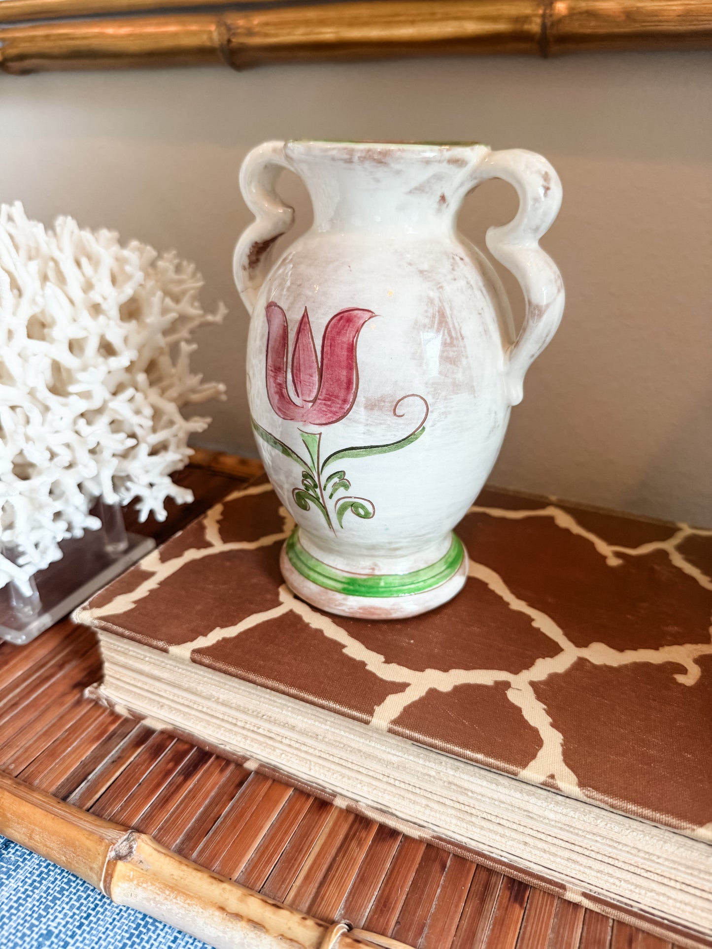 Vintage Stangl Pottery tulip  vase