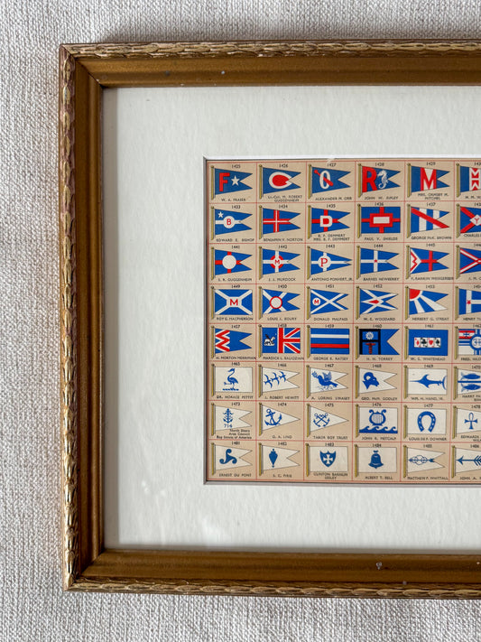 1930s Yachtsmen Flags