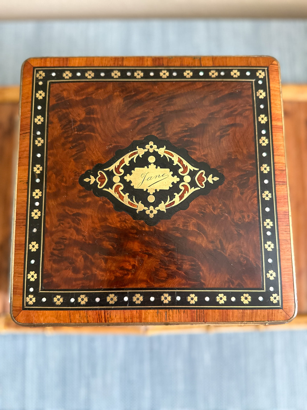 Antique Napoleon III Jewelry box