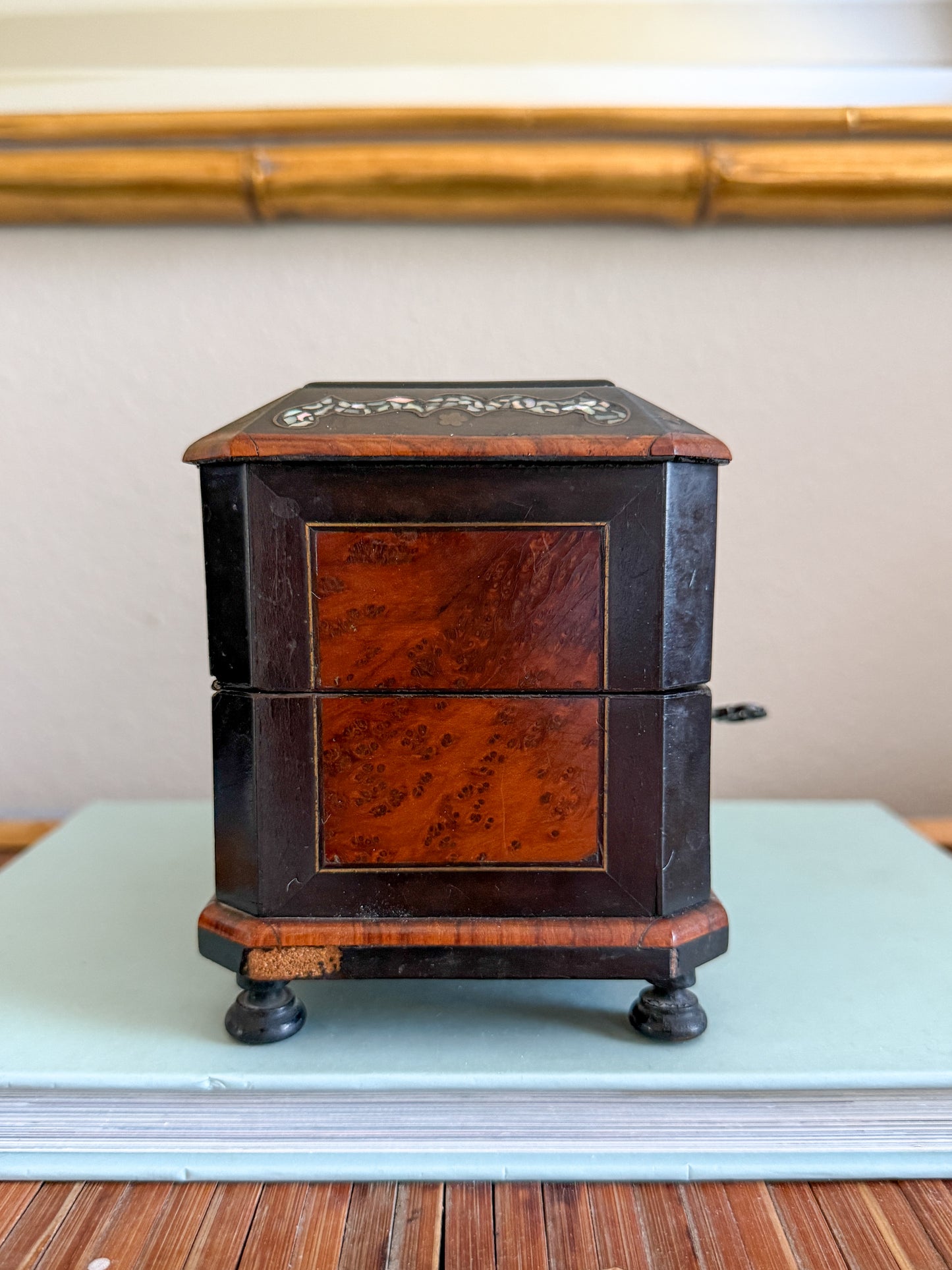 Antique Palais Royal French Napoleon III perfume casket
